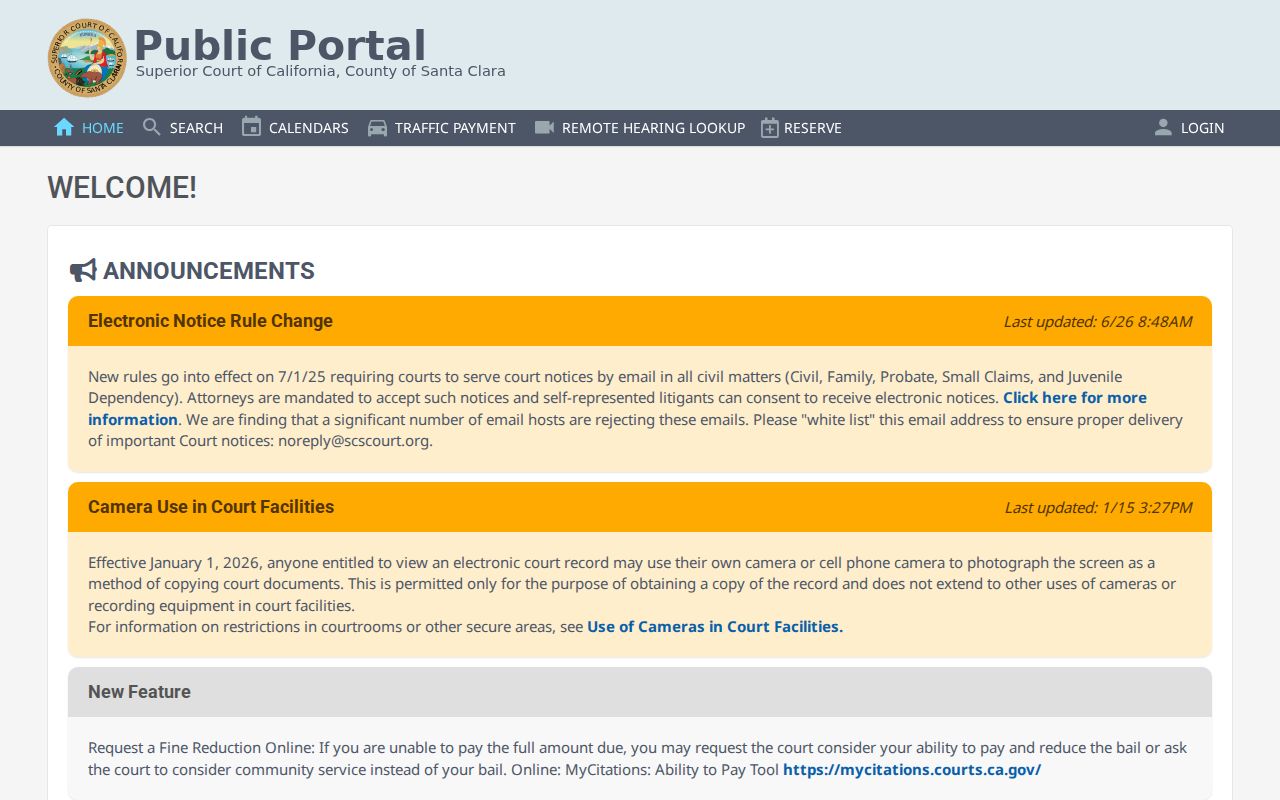 Los Altos people search using Santa Clara Superior Court records